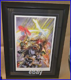 Guardians of the Galaxy Framed Movie Comic Poster Alex Ross 2017 LE Stout Gabz