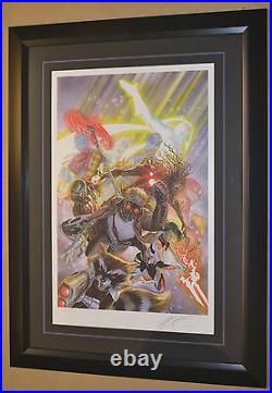 Guardians of the Galaxy Framed Movie Comic Poster Alex Ross 2017 LE Stout Gabz