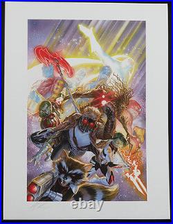 Guardians of the Galaxy Framed Movie Comic Poster Alex Ross 2017 LE Stout Gabz