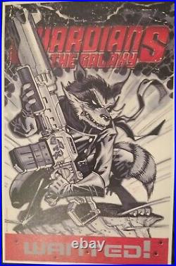 Guardians of the Galaxy Poster by Michael Dooney signed