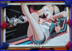 HARLEY QUINN Lithograph Numbered 171/225 by Craig Drake MINT 24X36 LARGE HARLEY QUINN Lithograph Numbered 171/225 by Craig Drake MINT 24X36 LARGE
