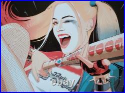 HARLEY QUINN Lithograph Numbered 171/225 by Craig Drake MINT 24X36 LARGE HARLEY QUINN Lithograph Numbered 171/225 by Craig Drake MINT 24X36 LARGE