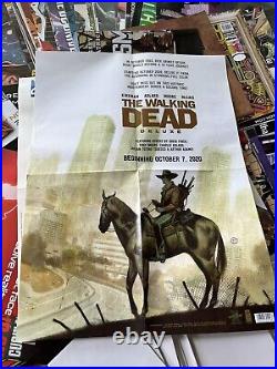 HUGE Comic Book Store Promo Poster Lot Image, Marvel, DC, Etc TWD Cap Hulk