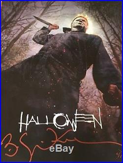 Halloween Michael Myers Poster Bill Sienkiewicz Signed SDCC 2018 Exclusive