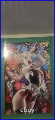 Harley Quinn Framed Poster DC Universe Comic Book Collectible Wall Art