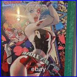 Harley Quinn Framed Poster DC Universe Comic Book Collectible Wall Art