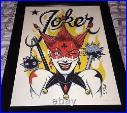 Harley Quinn Joker Poster 18x24 Limited Edition Eric Tan DC Comics Not Mondo