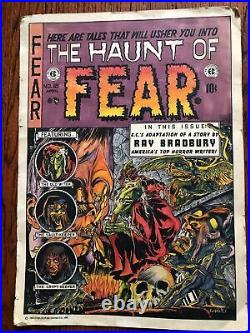 Haunt of Fear Vintage Horror EC Comics Poster 15 X 21 Super Rare OOP Halloween
