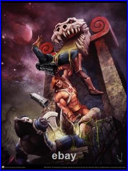 He-Man Escape From The Slime Pit Masters Of Universe by Reyad Yousri Poster Art He-Man Escape From The Slime Pit Masters Of Universe by Reyad Yousri Poster Art