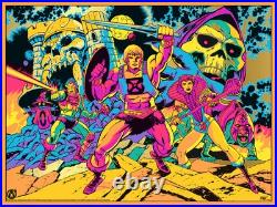 He-Man Masters Of Universe Gold Foil by Tim Seeley Ltd Edition x/12 Poster Print