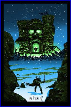 He-Man Masters of Universe Grayskull by Tim Doyle SIGNED Screen Print Poster Art