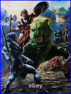 He-Man Masters of Universe King Of Castle Grayskull 18x24 by SiMo Sol Poster Art