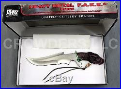 Heavy Metal FAKK 2 Collection Sword Knife Autographed Poster United Cutlery LE