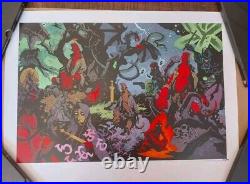 Hellboy His Life and Times Limited Edition Colour Poster Mignola