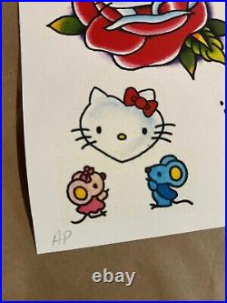 Hello Kitty Con 2014 Tattoo Giclee Print/poster By Mario Desa, Signed! Ap