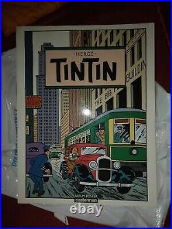 Herge Casterman Tintin Poster Album Large Very Rare 1986 Great Condition