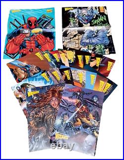 Huge Lot of 20 Wizard Comic Book Magazine 1990s 2-Sided Posters