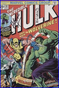 Hulk #181 (First Wolverine) Double sided 11x17 marvel poster signed
