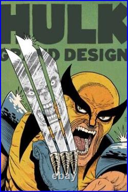 Hulk Grand Design Ed Piskor Poster Limited /200 X-Men Wolverine Mondo