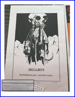 Humongous 121 Hellboy Item Lot. 115 Hellboy and Mignola Comics + Art & Posters