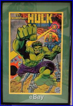INCREDIBLE HULK Marvelmania POSTER 1970 Trimpe art Rare MAIL ORDER ONLY