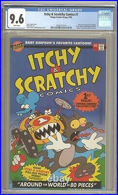ITCHY AND SCRATCHY #1 CGC 9.6 Poster Included