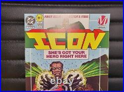 Icon #1 CGC 9.8 NM/MT + Polybag/Poster/Card + Raw Pics + New Slab! SHRED! 1P
