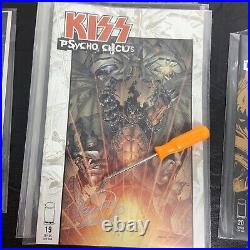 Image Comics KISS Psycho Circus #1-20 Signed by Kevin Conrad bonus Poster Card