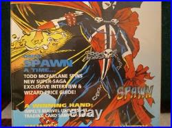 Image Previews March 1992 Comic Magazine 1st Spawn Cards Attached & Poster