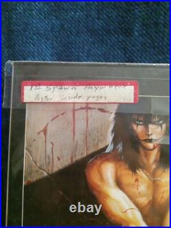 Image Previews March 1992 Comic Magazine 1st Spawn Cards Attached & Poster