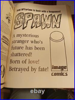 Image Previews March 1992 Comic Magazine 1st Spawn Cards Attached & Poster