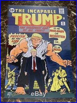 Incapable Trump Signed Set Comic & Posters Nycc 2017/2018 Exclusive 3x Signed
