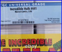 Incredible Hulk #441 Pulp Fiction Movie Poster Homage Cover CGC Grade 9.6