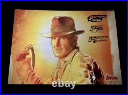 Indiana JonesT TOPPS TRILOGY AD Comic Shop Hobby Store Book Seller PROMO POSTER