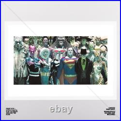 Infinitely Evil Alex Ross Poster Canvas DC Comic Book Cover Art Print