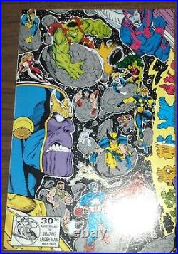 Infinity War#6 signed by Stan Lee plus Infinity Gauntlet poster signed