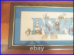 Insurance Framed Comic Cartoon Poster By Peter 1978 Print