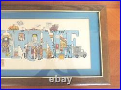 Insurance Framed Comic Cartoon Poster By Peter 1978 Print