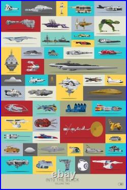 Into the Black Vol 2 Scifi Spaceships 24x36 by Scott Park Ltd x/175 Poster MINT