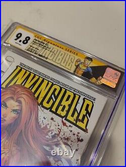 Invincible #2 Atom Eve Trade Cgc 9.8 Whatnot Signed Tyler Kirkham! Free Poster