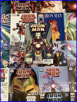 Iron Man Vol 6 #1 25 Comic Book Lot Full Series + Promo Poster Alex Ross Art