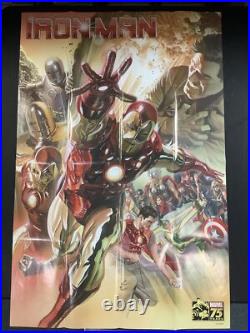 Iron Man Vol 6 #1 25 Comic Book Lot Full Series + Promo Poster Alex Ross Art