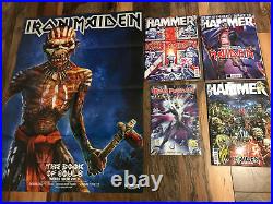 Iron maiden bundle metal hammer magazine #242, 295, 312 & Poster & comic book