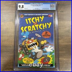 Itchy & Scratchy Comics #1 CGC 9.8 Bongo Comics Group 1993 Poster Included