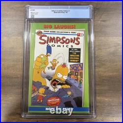 Itchy & Scratchy Comics #1 CGC 9.8 Bongo Comics Group 1993 Poster Included