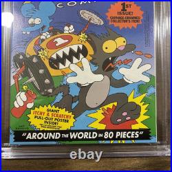 Itchy & Scratchy Comics #1 CGC 9.8 Bongo Comics Group 1993 Poster Included