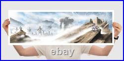 JC Richard POWER RANGERS Poster Mondo Print Dino Dragon Megazord Red Bandai RARE