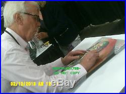 JEREMY BULLOCH Signed Boba Fett Star Wars Canvas Art 12x18 Cargill Painting b