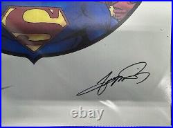 JLA Poster Signed By George Perez & Tom Smith