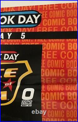 JUSTICE LEAGUE Batman Superman DC FREE COMIC BOOK DAY 2007 HUGE PROMO POSTER